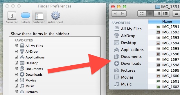 Get Personal Folders Back in the Desktop Window Sidebar in Mac OS X Lion