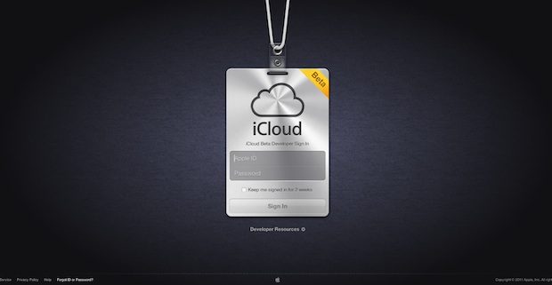 iCloud beta