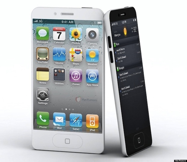 iPhone 5 mockup from MacRumors
