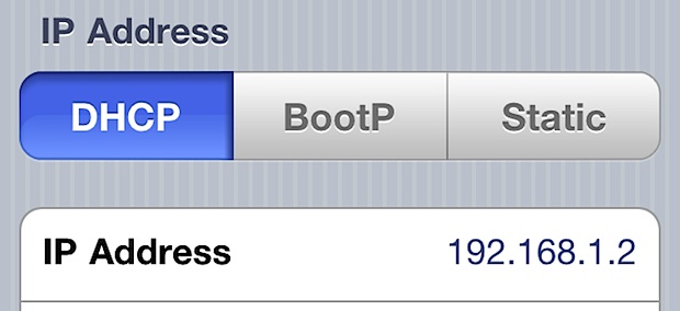 IP address is fairly straight forward, and the instructions are the