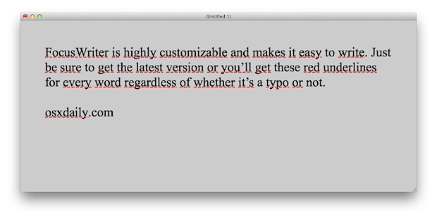 focuswriter-mac FocusWriter for Mac