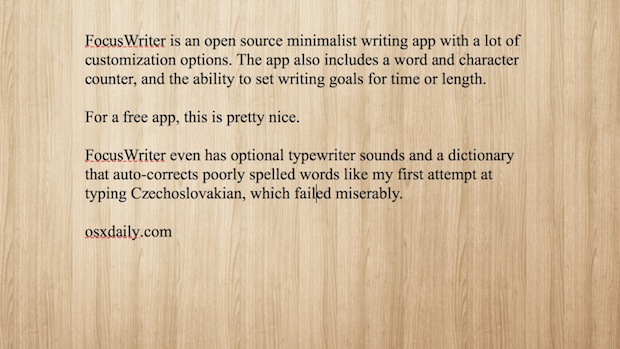 focuswriter-minimalist-writing FocusWriting minimalist distraction free writing app