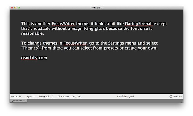 focuswriter-theme FocusWriter theme