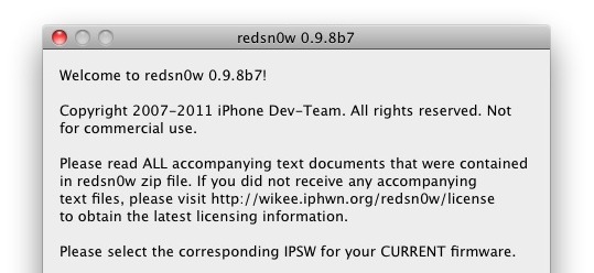 redsn0w-0-9-8b7-jailbreak-for-ios-4-3-5 redsn0w 0.9.8 b7 supports iOS 4.3.5 and iOS 5 beta 6 & 7