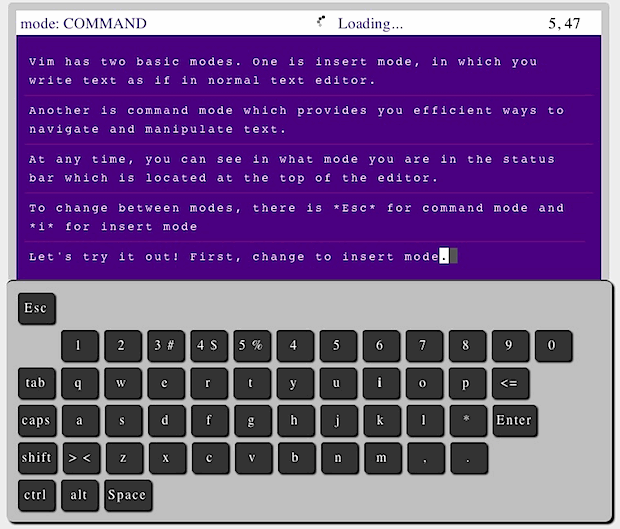 VIM tutorial 