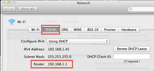find-router-ip-address-mac Finding a Routers IP Address in Mac OS X