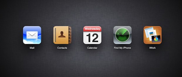 iCloud web apps