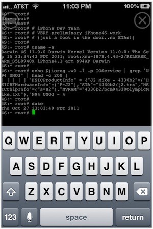 iPhone 4S jailbreak