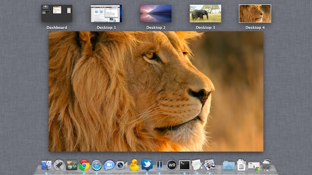 Set Different Wallpapers for Desktop Spaces in OS X Lion