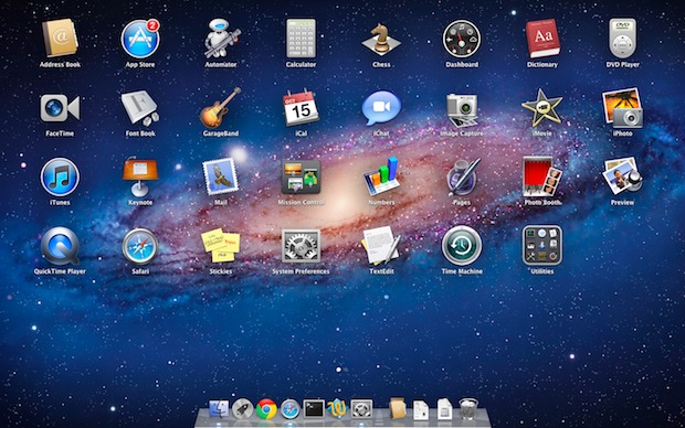 Unblur Launchpad background Mac OS X Lion
