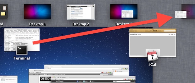 Create a new Desktop from an App via Mission Control