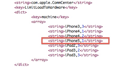 iphone-5-references iPhone 5,1 reference in iOS 5 beta 1