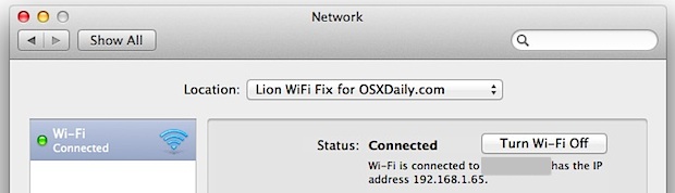 Lion WiFi Problems Resolved