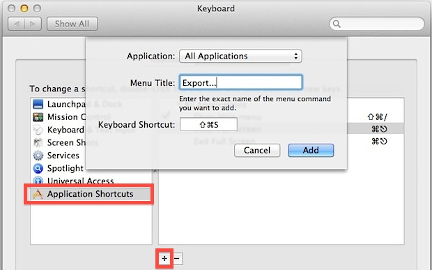 Save As in Mac OS X Lion