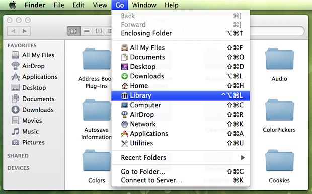 Hidden Library Folder Mac Os X