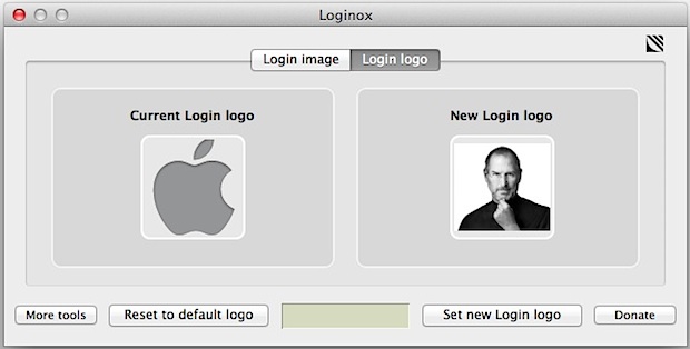 Customize the Mac OS X Lion Login screens icon