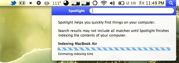 Apple Disable Spotlight Indexing