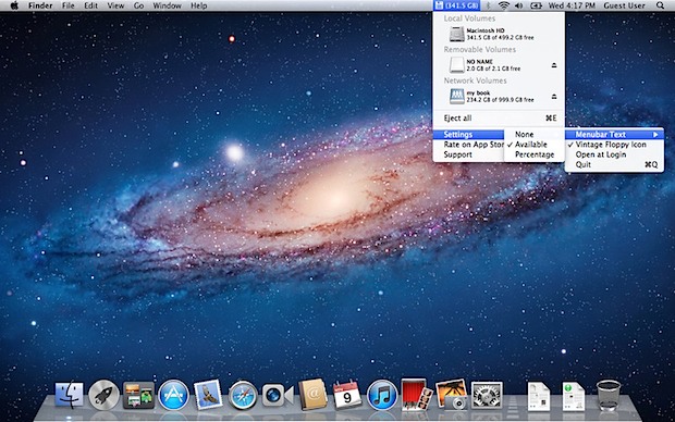 manage-disks-menubar Manage Disks & Mounted Volumes from the Menubar