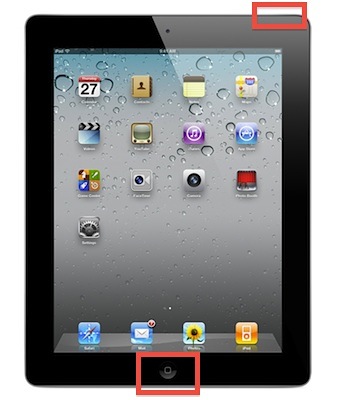 Take a screenshot on the iPad