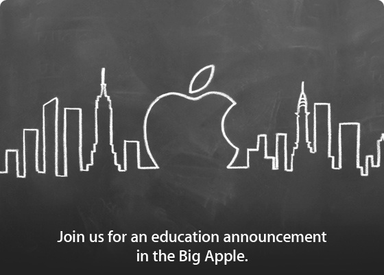 Apple education announcement invite
