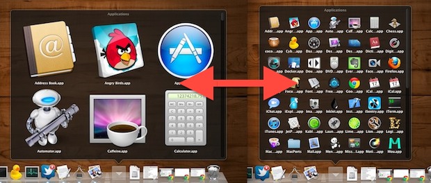 Change Stacks icon size