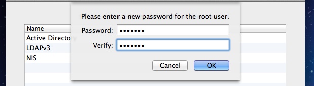 Enable the Root User Account in OS X Lion