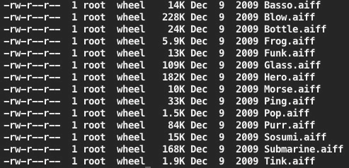 human readable ls output