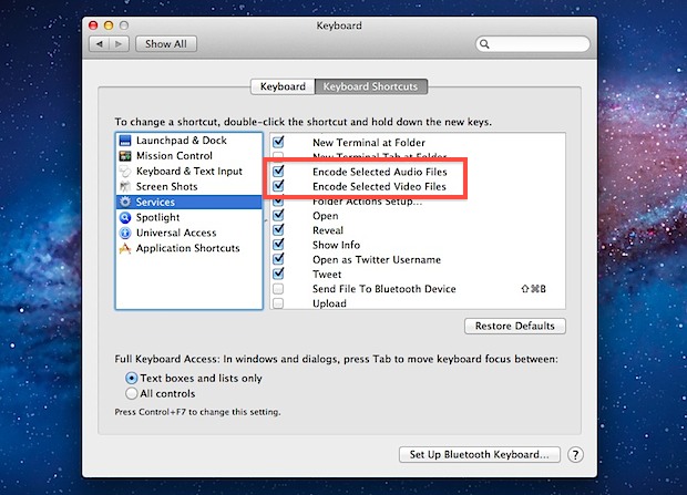 Media Encoding in Mac OS X Lion