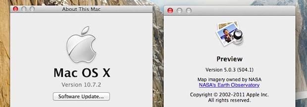 old-preview Snow Leopard Preview running in OS X Lion