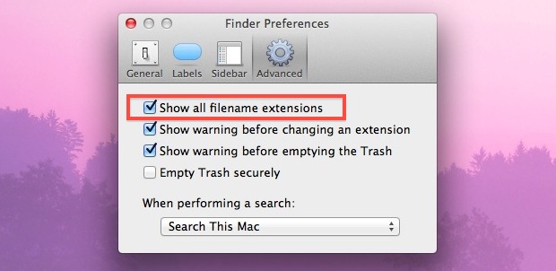 show-filename-extensions-mac Show Filename Extensions in Mac OS X