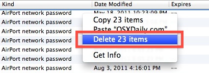 Delete Airport Keychains