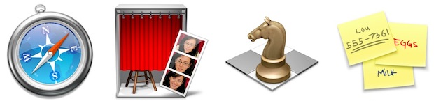 Delete Safari, Photo Booth, Stickies, Chess, and other default OS X apps