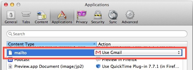 gmail-email-client-firefox Gmail Default Email with Firefox