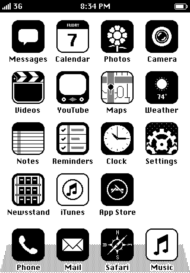 retro iOS