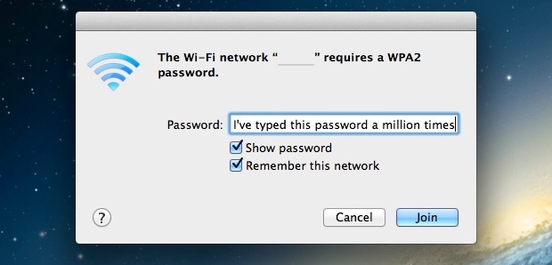 Mac won't remember WiFi Password fix