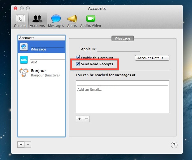 Read Receipts in iMessage for Mac
