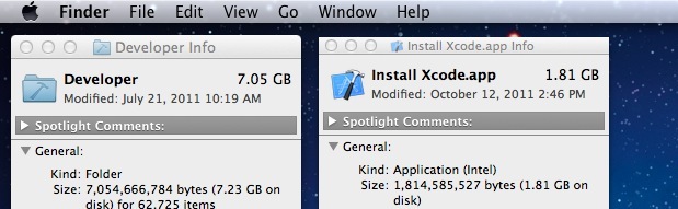 Uninstall Xcode