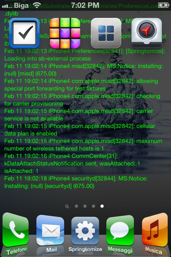 WallpaperLog on iPhone