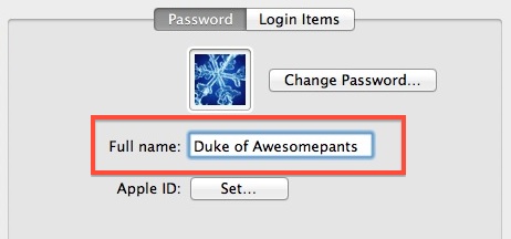change-login-name-mac Change Login Name in Mac OS X