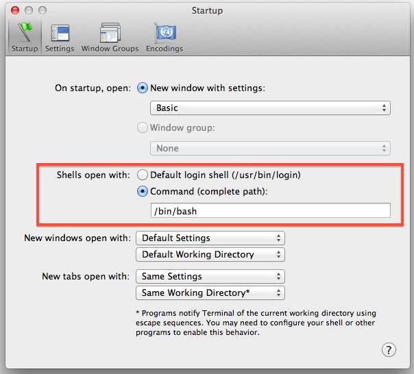 change-shell-terminal Change Shell in Terminal