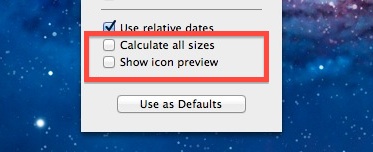Disable Calculate Sizes