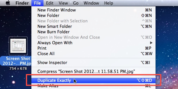 duplicate-exactly Duplicate Exactly in Mac OS X