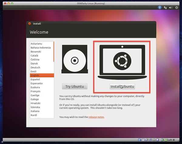 Installing Ubuntu On Virtualbox Mac
