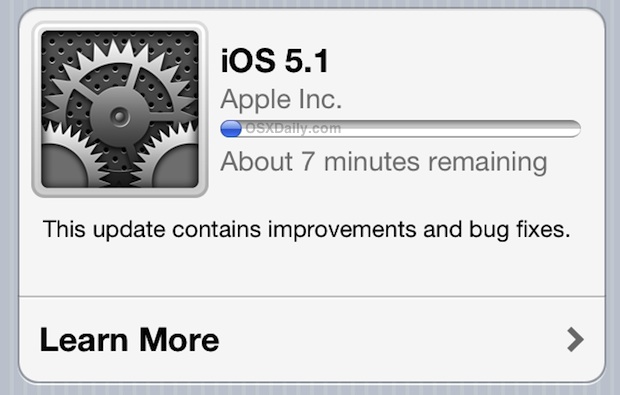 IOS 5.1 Released [Direct Download Links]