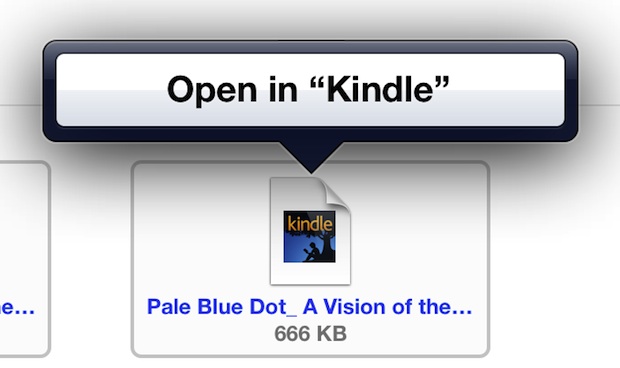 Transfer and open mobi ebooks on iPad