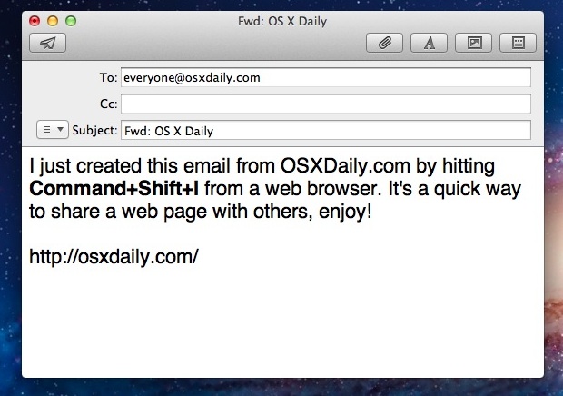 quick-share-url Quickly Share Current URL