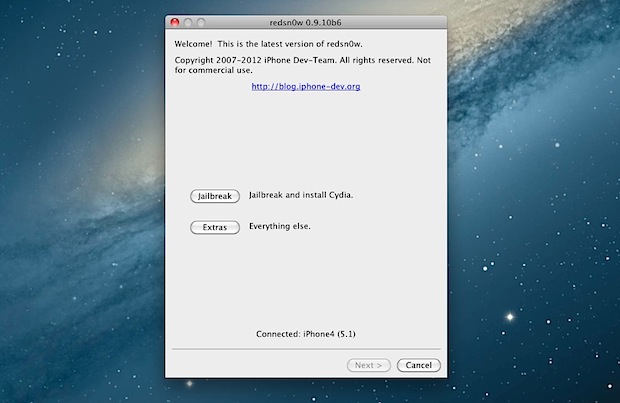 download redsnow 0.9.10b6