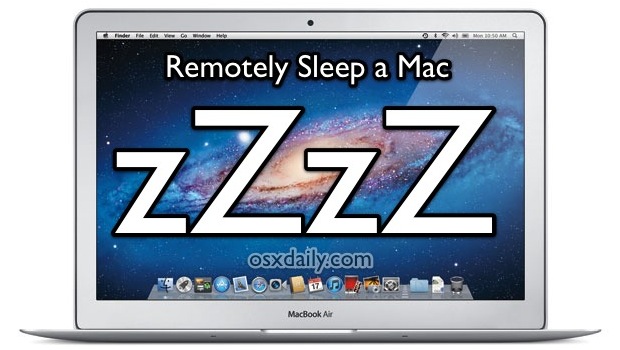 remotely-sleep-mac Remotely Sleep a Mac