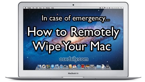 How to Remotely Wipe a Mac