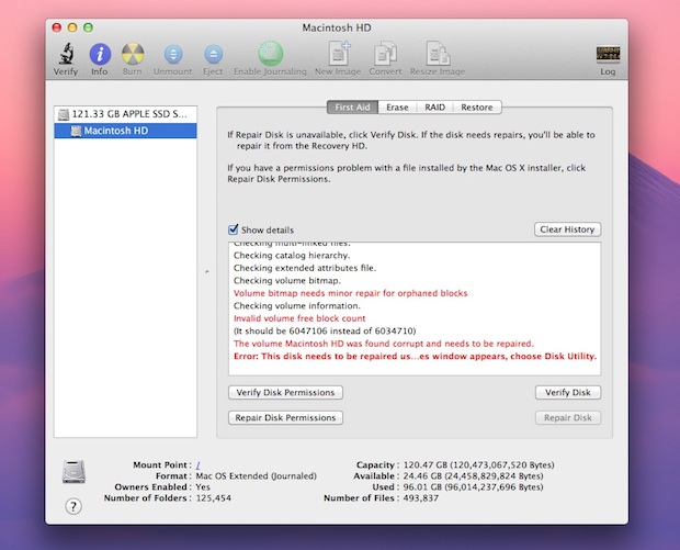 repair-disk-mac Repair Disk in Mac OS X